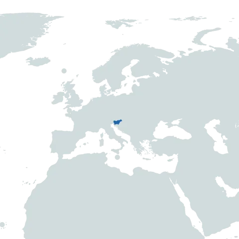Slovenia world map