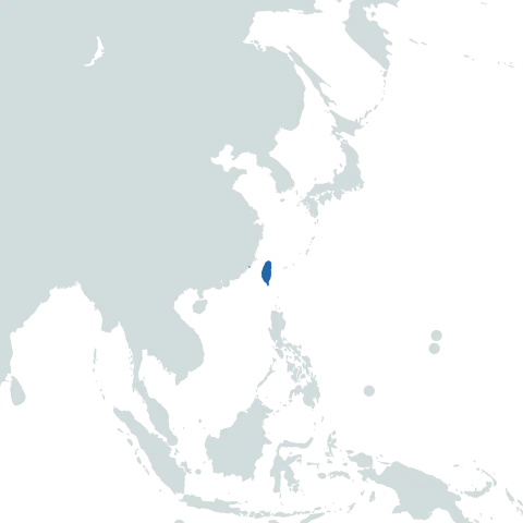 Taiwan world map